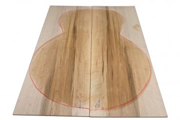 Back & Sides Bird's Eye Maple A white-brown, Western Size